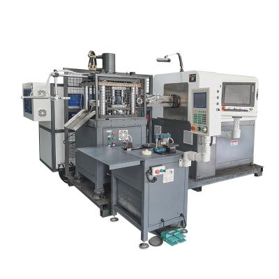 China Multi-axis steel wire and iron wire bending machine punch wire locker double head flattening bending machine and for sale