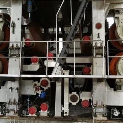 China 3200mm 450m Paper Making Machine Triplex Wire 180g Corrugated Paper Manufacturing for sale