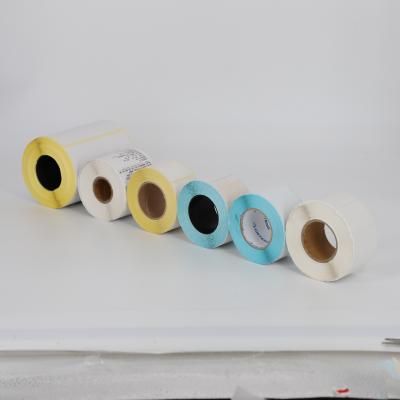 China Customized Color Thermal Label Paper Roll for Sticker Label Printing for sale