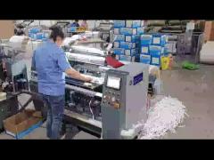900mm POS ATM Paper Converting Machine 200m/Min Thermal Paper Roll Cutting