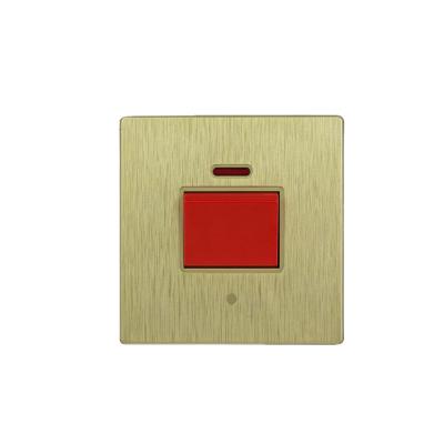 China UK Standard Popular Design 45A Switch With Red Light Air Conditioner for sale