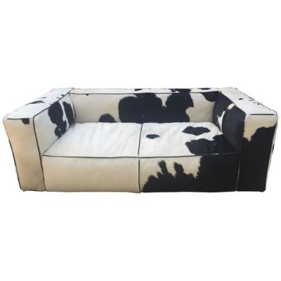 China Cowhide Be Sofia Cowhide Sofa / High End Quality Ponyskin Cover Sofa for sale