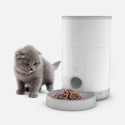 China Automatic Smart Cat Feeder Wifi Mobile Phone App Remote Control Dog Food Dispenser Microchip Automatic Pet Feeder accessories supplies for sale