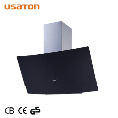 China Hot Selling Hotel 900mm Wall Mounted 3 Speed ​​Kitchen Fireplace Range Touch Control Hood for sale