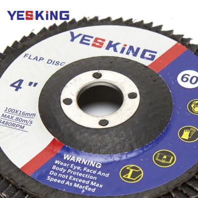 China Latest Hot Selling 4 Inch Polishing Abrasives Wave Disc Wheel Fin Sanding Grinding Disc For Metal Polishing for sale