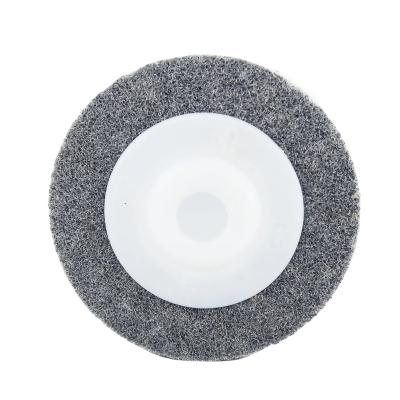 China Metal Wheel 100*16mm7p 9p Nylon Fiber Abrasive Grinding Wheel Non Woven Polishing Polishing Abrasive Disc for sale