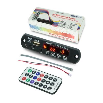 China MP3 Resume Function Car Tooth MP3 Player Decoder Module Blue Audio Music Decoder Panel With FM Radio for sale