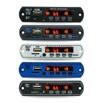 China 12V Board Car Music Box Kits Wireless USB BT 5.0 Blue Tooth MP3 Player Module with FM Radio Disc Folder for sale