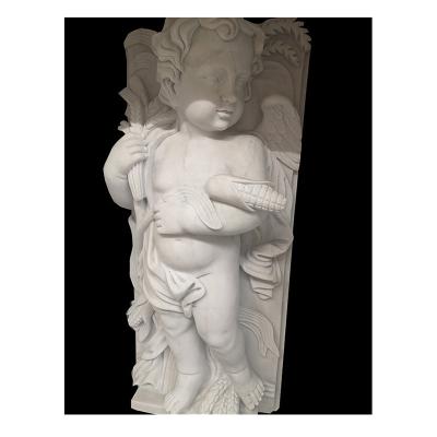 China Factory Price Modern Cute Naked Angel Baby Boy Statue Sculpture Garden Decro for sale