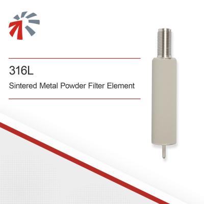 China 316L Stainless Steel Sintered Metal Powder Filter Element Pressure Resistance 1.5MPa for sale