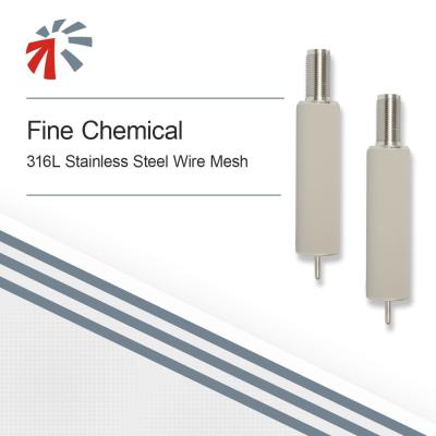 China High Flux 316L Sintered Metal Wire Mesh Filter Element for Fine Chemical Purification for sale