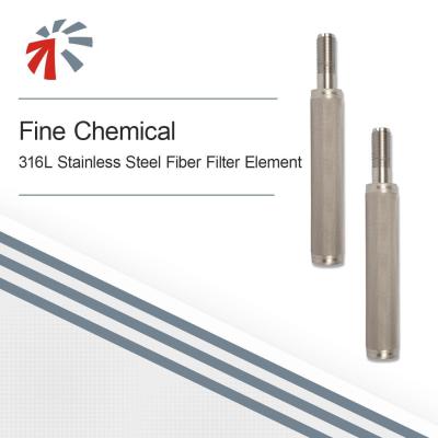 China Affordable Ti Filter 316L Stainless Steel Fiber Filter Element for Fine Chemical Industry for sale