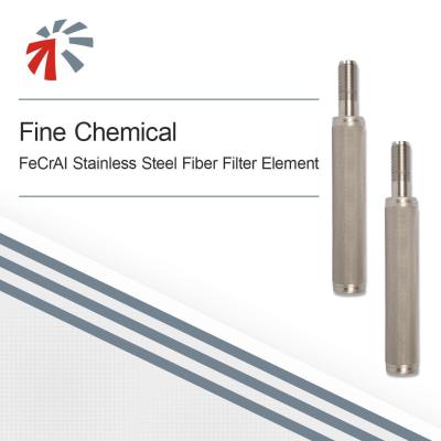 China 304 Fecrai Metal Fiber Filter Element for Fine Chemical within Chemical Industry for sale