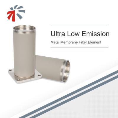 China Industrial Filtration Grade High Flux Metal Membrane Filter for Ultra Low Emission for sale