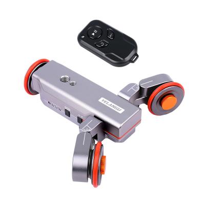 China YELANGU Camera 3 Wheel Dolly Motered Slider for DSLR Camera and Smartphone as photo showed for sale