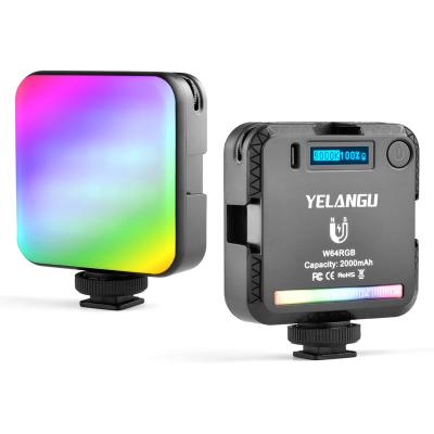 China YELANGU PORTABLE Portable RGB Light Photogaphy Visual Lighting for DSLR Studio Smarphone Camera for sale