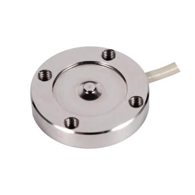 China Thin Compression Load Cell Donut Load Cell With Threaded Holes for sale