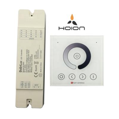 China Constant Voltage 2.4G Touch Timing Lower Dimming Controller With Wall Panel L160*W46*H25 mm for sale