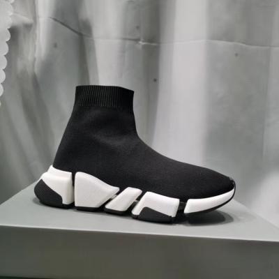 China Fashion Trend Wholesale High Quality Brand Ladies Balanciaga Sneaker Trainers Mens Balanciaga Sock Casual Shoes for sale