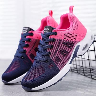 China Fashion Trend Mesh Upper 2022 OEM Women Soft Unique Custom Sports Shoes Logo Sneaker Large Size Tennis New Design Breathable Shoes for sale