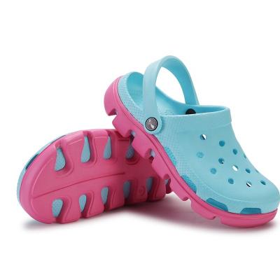 China Massage Cultivation-hole Unisex Summer Shoes Outdoor Non-slip Thickened Leisure Garden Croc Unisex Shoes for sale