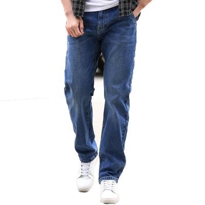 China Hot Sale Custom Made Men's Factory Price Casual Jeans QUICK DRY Logo Comfortable Blue Plus Size for sale