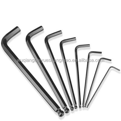 China Hex Ball Head Multi Function Carbon Steel CRV Pin Spanner Kit Hexagon Allen Wrench Square L Type Set for sale