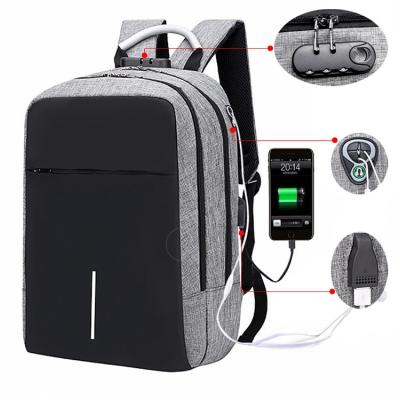 China With New USB Backpack Laptop Backpack Large Capacity Business Travel Waterproof Anti-theft Backpack With Usb Charging Port for sale