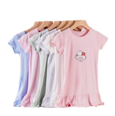 China Wholesale Children's Sleepwear Girls Nightgown Cute Fashion Kids Breathable Warm Cute Pajamas Kids Sleepwear for sale