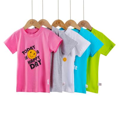 China 2022 New Parent-child T-shirt Kindergarten Cotton Short-sleeved T-shirt Summer Fashionable Anti-shrink Clothing for sale