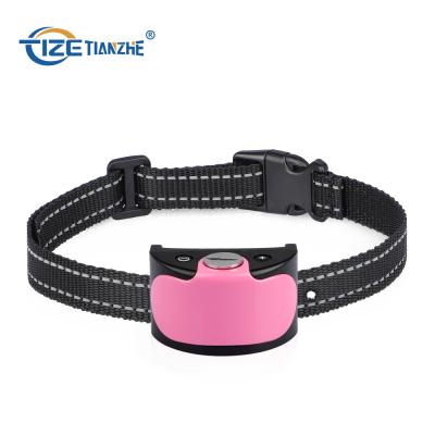 China TIZE TIZE Bark Dog Collar Anti Bark Collar Noise and Vibration Control Dog Collar Plastic Anti Bark Collar for sale