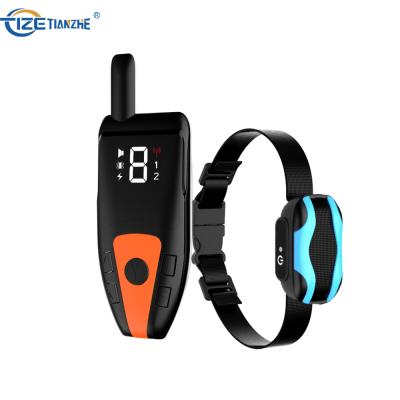 China Rechargeable Adjustable Dog Training Collar Viable Electronic Shock Dog Training Collar for sale