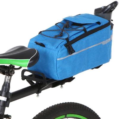 China Bicycle Bike Saddle Bag Rear Seat Cargo Cooler Bag Trunk Bag Pannier 11.4 x 6.3 x 6.7 inch for sale