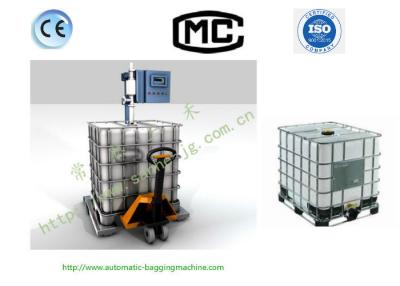 China Sanhe DCS-1500L High Accuracy IBC Liquid Filling Machine With Weighing Scale for sale