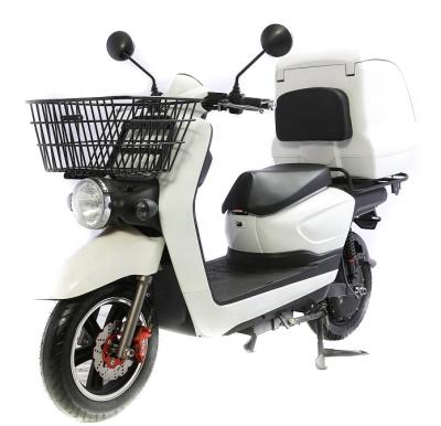 China Steel Lithium Battery Long Range Dismountable Electric Scooter For Delivery for sale