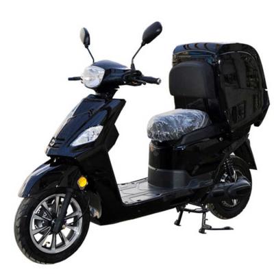 China Steel High Quality Lithium / Lead Acid Battery Large Electric Food Delivery Scooter for sale