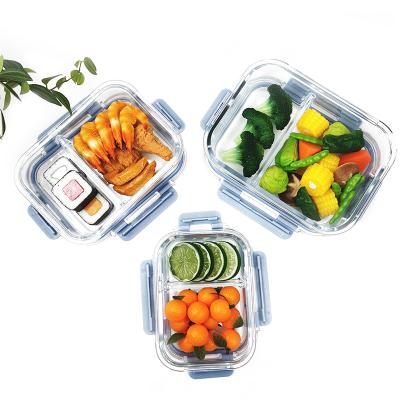 China Multifunctional Freshness Preservation Borosilicate Bpa Free Glass Food Storage Container Bento Lunch Box Made In China for sale