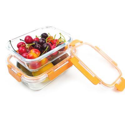 China High quality eco-friendly freshness preservation glassware cheap air tight food containers set with low price for sale