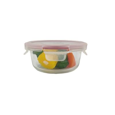 China Freshness Preservation Wholesale Heat Resistant Kitchen Take Away Storage Food Glass Airtight Containers for sale