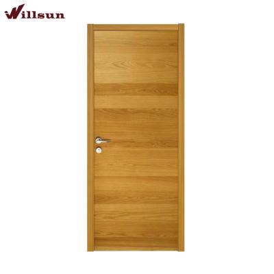 China Modern High Quality American Red Oak Veneer Design Bedroom Splicing Door for sale