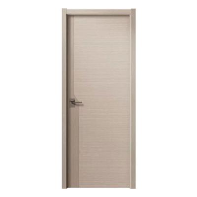 China Modern Laminated Flush Wood Door Internal Part Melamine Wood Door With Solid Core Design for sale