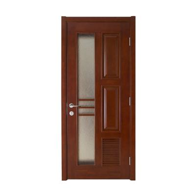 China Modern Shatterproof Deep-Etched Wooden Pattern Glass Canopy Doors Spanish Style Doors for sale