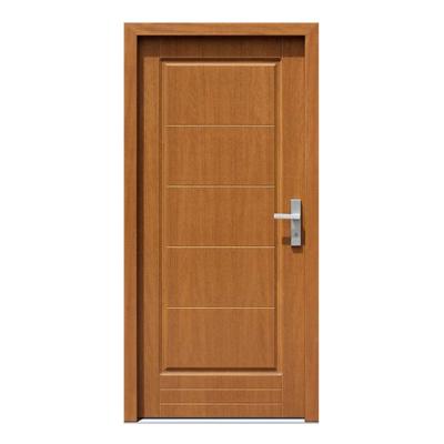 China Factory direct sale modern reserved solid teak wood hand carved flower door for bedroom for sale