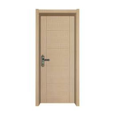 China Custom Fire Proof Wooden Door Eco-friendly Minimalist Interior Wooden Swing Doors Waterproof/Soundproof/Fireproof for sale