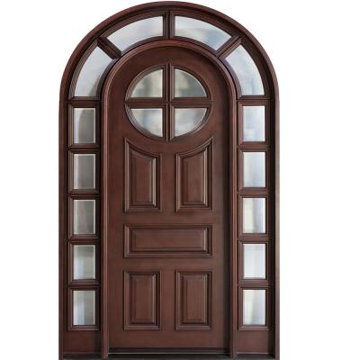 China Contemporary Bedroom Out Of Double Design Front Door Solid Board Door Entry Leaf Solid Wood for sale