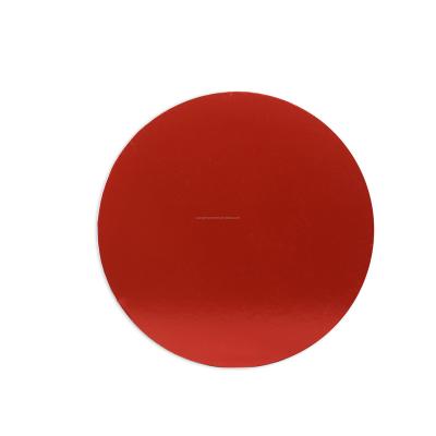 China 4 Inches Durable PET Film Colorful Round Cake Boards Cake Cards For Cake Display for sale