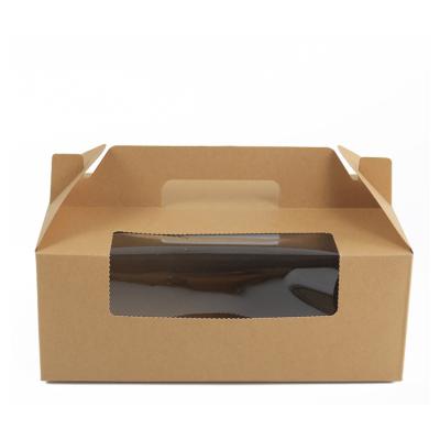 China Bulk Recyclable Premium Quality Customization Paper Custom Cake Box The Cake Box With Window for sale