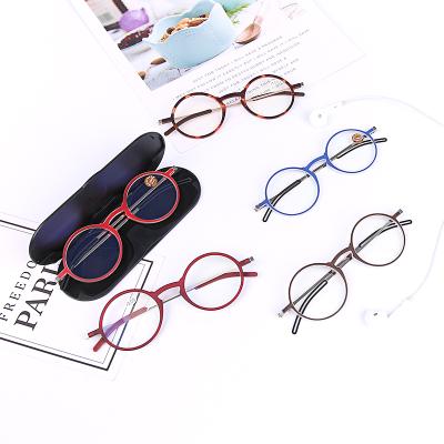 Cina New Fashion Fashion Portable TR90 Reader Glasses Lightweight Anti-blue Slim Reading Glasses Men Women Sight in vendita