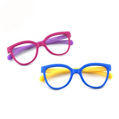 China New Fashion Hot Selling Children's Reading Glasses Anti Blue Light Glasses Frames Blue Light Blocking Glasses For Kids en venta