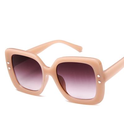 Κίνα Fashion Sunglasses Ready To Ship Custom Logo Wide Leg Quality Sunglasses New Fashion Unisex Quality Plastic Lenses προς πώληση